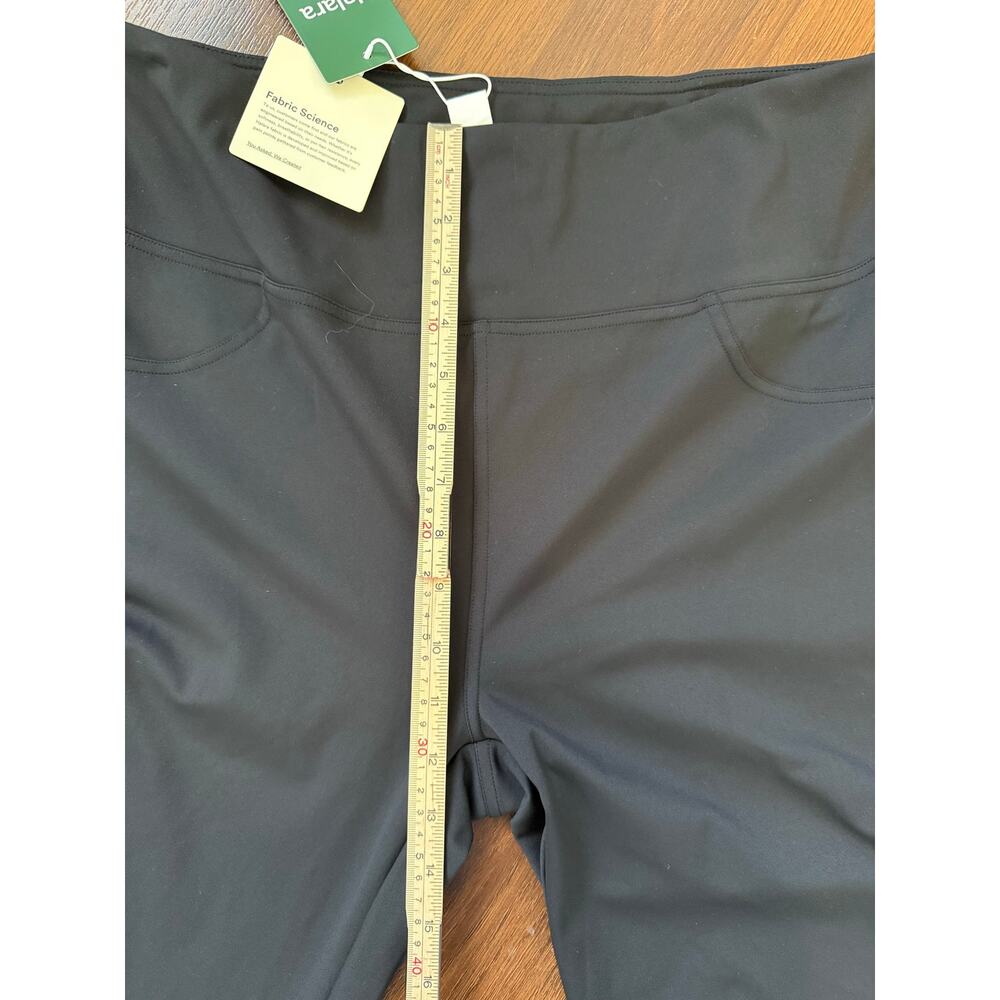 Halara NWT DayStretch High Waisted Pocket Flare Yoga Pants Black Sz XL Casual - Picture 5 of 7
